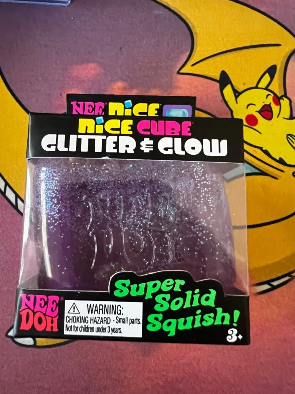 Needoh Nice cube, Glitter and Glow Full set of 3